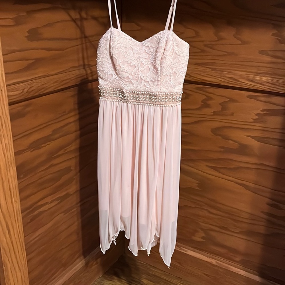 Baby Pink Hoco dress